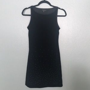 My Michelle Faux Velvet Glitter Embellished Dress.